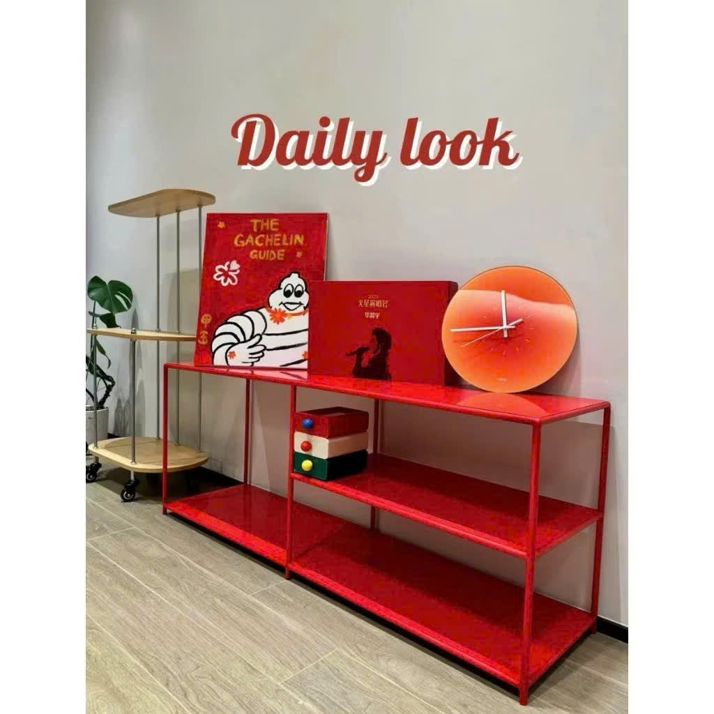 Tủ kệ đựng đồ hỗ trợ đặt màu theo yêu cầu phong cách tối giản ins VIDEO TỰ QUAY