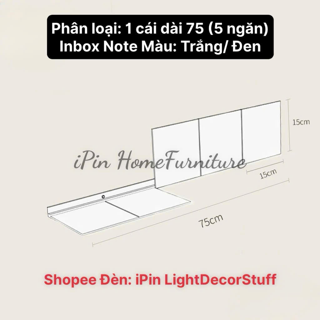 Kệ giá gắn tường phong cách tối giản, kệ đựng đồ gấp mở tùy ý hiện đại ins KÈM ẢNH THẬT