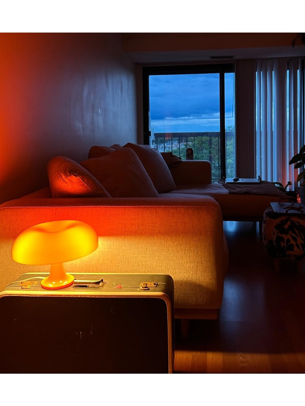 Đèn Bàn Nesso Màu Cam Đèn Bàn Decor Trang Trí Phòng