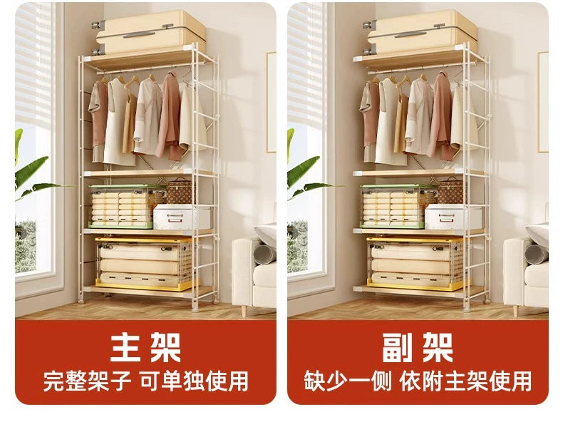 Tủ Quần Áo Góc Kiểu Nhật, Giá Để Đồ Nhiều Tầng, Giá Treo Quần Áo Ở Góc Phòng Khách