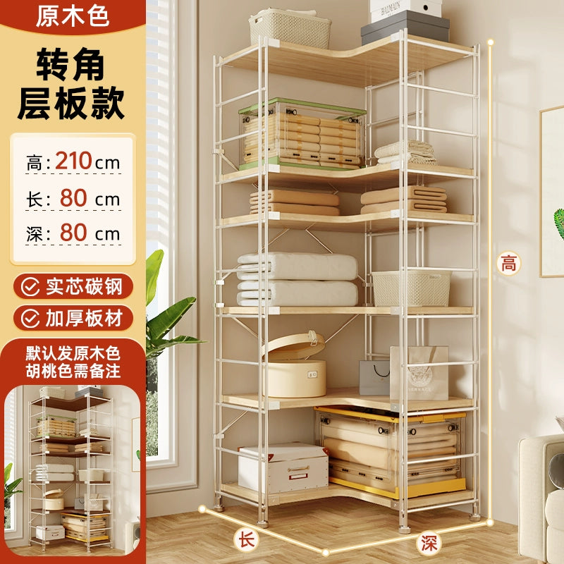 Tủ Quần Áo Góc Kiểu Nhật, Giá Để Đồ Nhiều Tầng, Giá Treo Quần Áo Ở Góc Phòng Khách