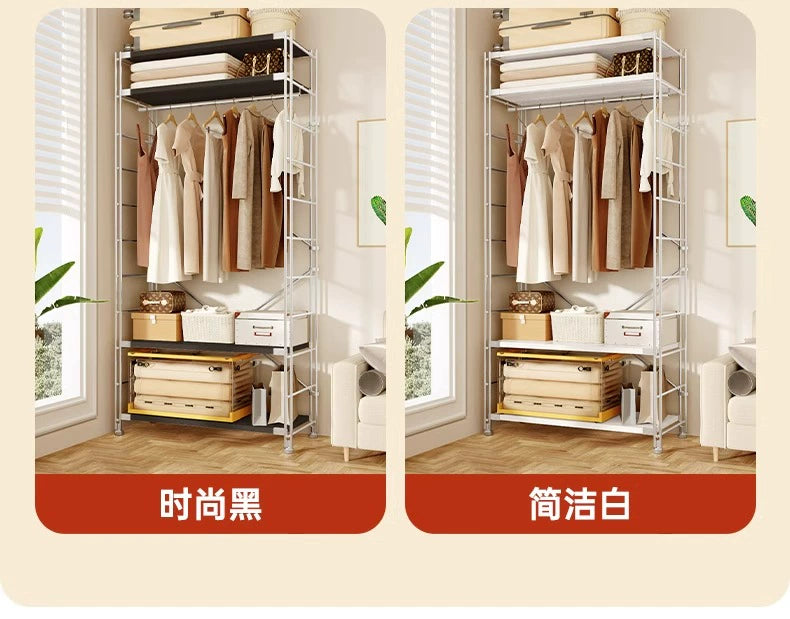 Tủ Quần Áo Góc Kiểu Nhật, Giá Để Đồ Nhiều Tầng, Giá Treo Quần Áo Ở Góc Phòng Khách