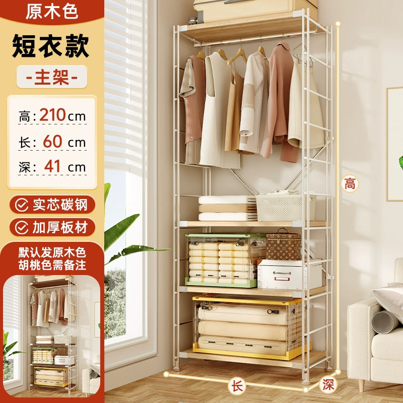 Tủ Quần Áo Góc Kiểu Nhật, Giá Để Đồ Nhiều Tầng, Giá Treo Quần Áo Ở Góc Phòng Khách