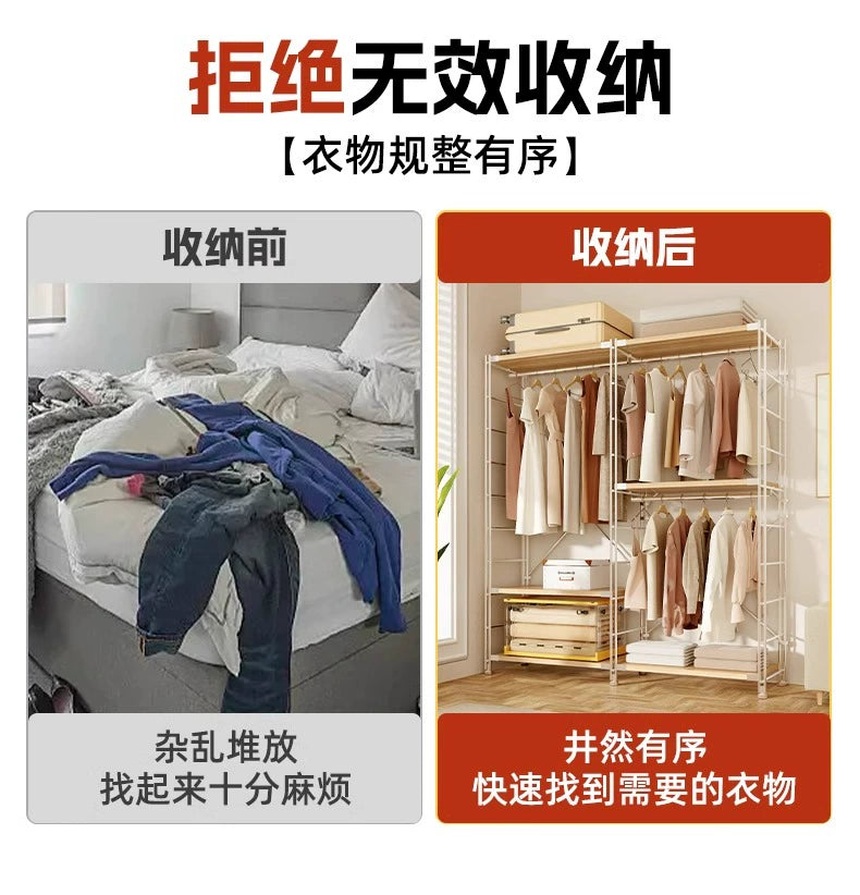 Tủ Quần Áo Góc Kiểu Nhật, Giá Để Đồ Nhiều Tầng, Giá Treo Quần Áo Ở Góc Phòng Khách