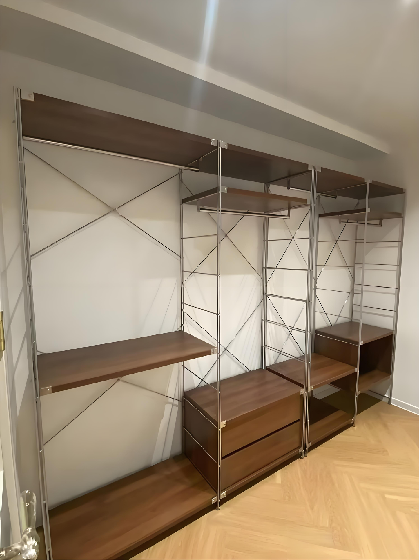 Tủ Quần Áo Góc Kiểu Nhật, Giá Để Đồ Nhiều Tầng, Giá Treo Quần Áo Ở Góc Phòng Khách