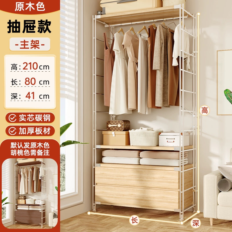 Tủ Quần Áo Góc Kiểu Nhật, Giá Để Đồ Nhiều Tầng, Giá Treo Quần Áo Ở Góc Phòng Khách