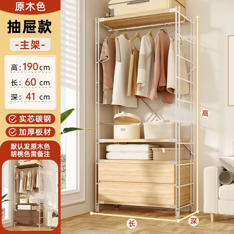 Tủ Quần Áo Góc Kiểu Nhật, Giá Để Đồ Nhiều Tầng, Giá Treo Quần Áo Ở Góc Phòng Khách