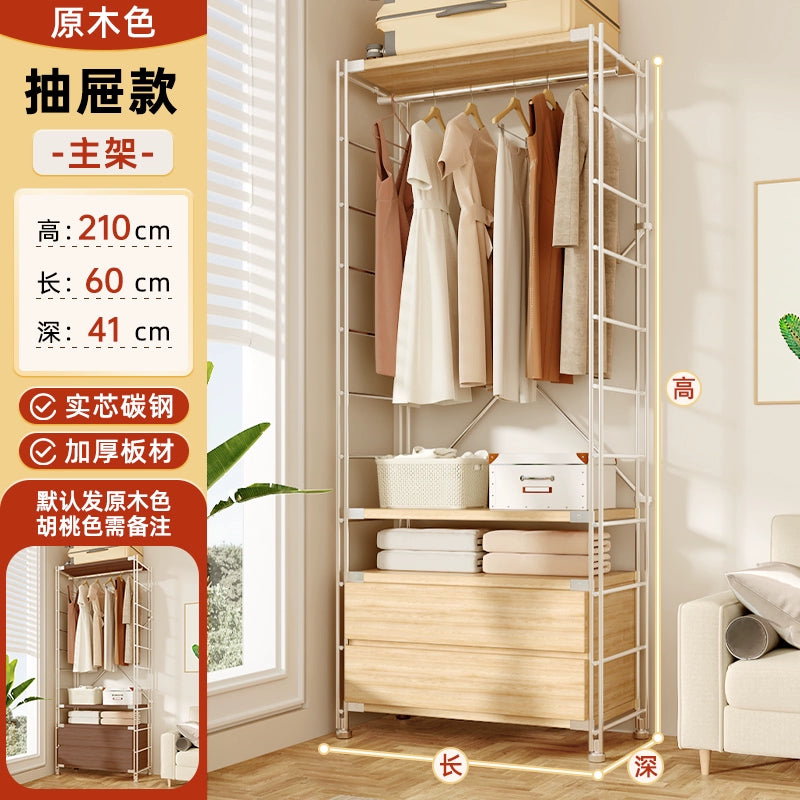 Tủ Quần Áo Góc Kiểu Nhật, Giá Để Đồ Nhiều Tầng, Giá Treo Quần Áo Ở Góc Phòng Khách