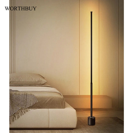 WORTHBUY Đèn Để Sàn Phòng Khách / Ngủ Bảo Vệ Mắt Kiểu Bắc Âu Đơn Giản