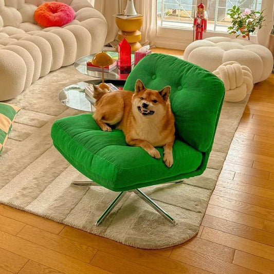 Ghế Sofa Nhỏ Mới Dewey Ringer Ghế Giải Trí Xoay Được Phòng Khách Căn Hộ Nhỏ Ghế Đơn