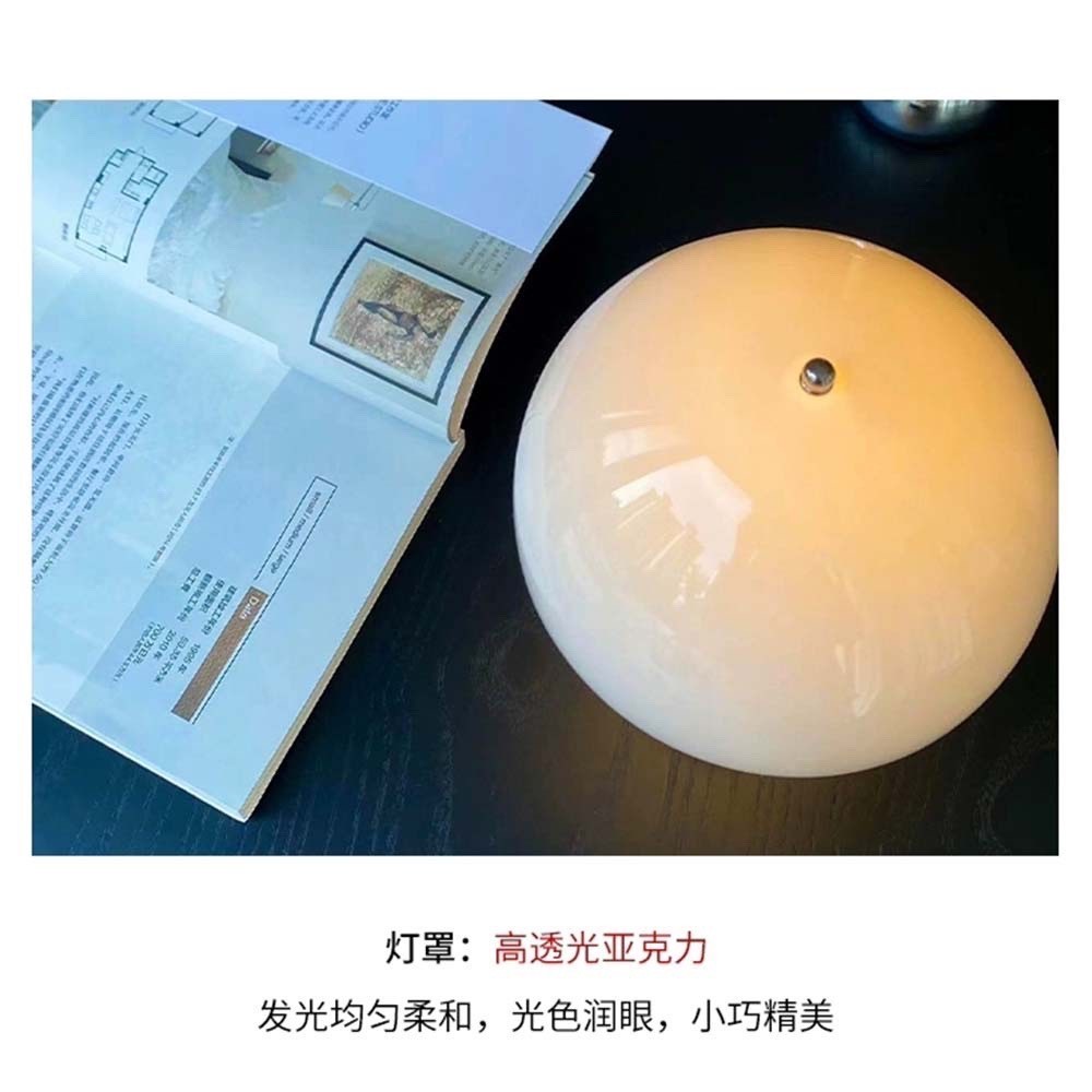 Đan Mạch Pantella Đèn Bàn Sạc Không Dây Di Động Kem Phong Cách Nấm Đèn Phòng Ngủ Đầu Giường Bầu Không Khí Đèn Nhỏ