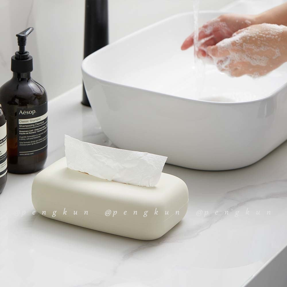 Hộp Đựng Khăn Giấy Bằng silicone Thiết Kế Đơn Giản Sáng Tạo