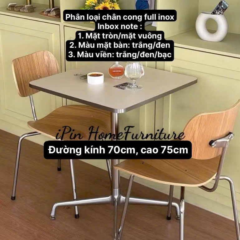 CÓ SẴN- Bàn tròn Eames thiết kế hiện đại cao cấp phong cách Bắc Âu VIDEO TỰ QUAY