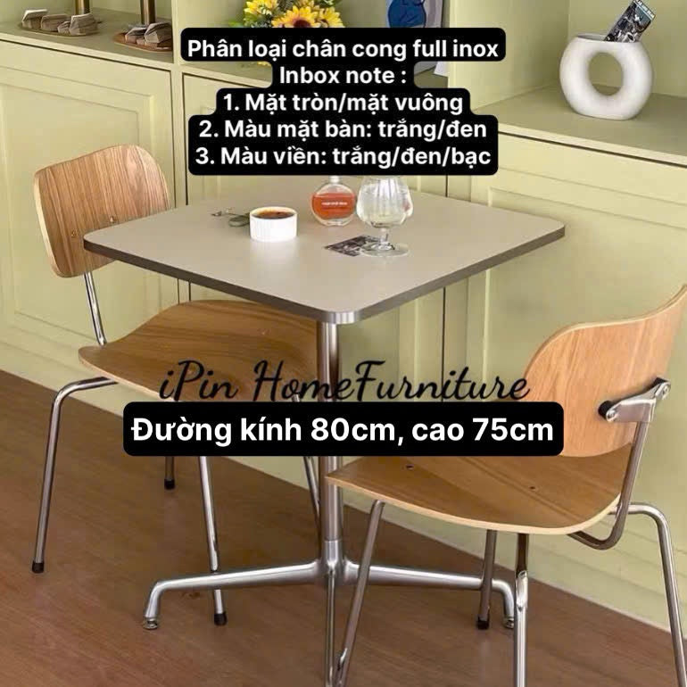 CÓ SẴN- Bàn tròn Eames thiết kế hiện đại cao cấp phong cách Bắc Âu VIDEO TỰ QUAY