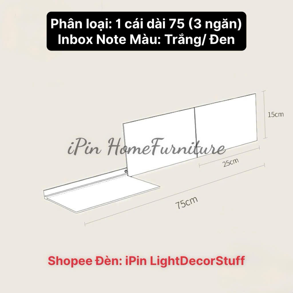Kệ giá gắn tường phong cách tối giản, kệ đựng đồ gấp mở tùy ý hiện đại ins KÈM ẢNH THẬT