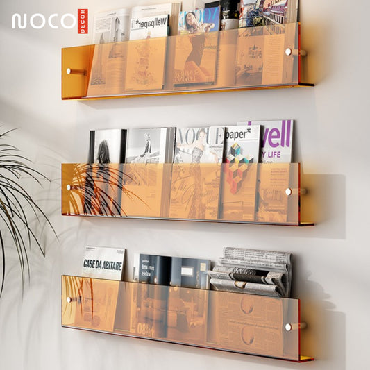 Kệ treo mica đựng tạp chí – NOCO Decor