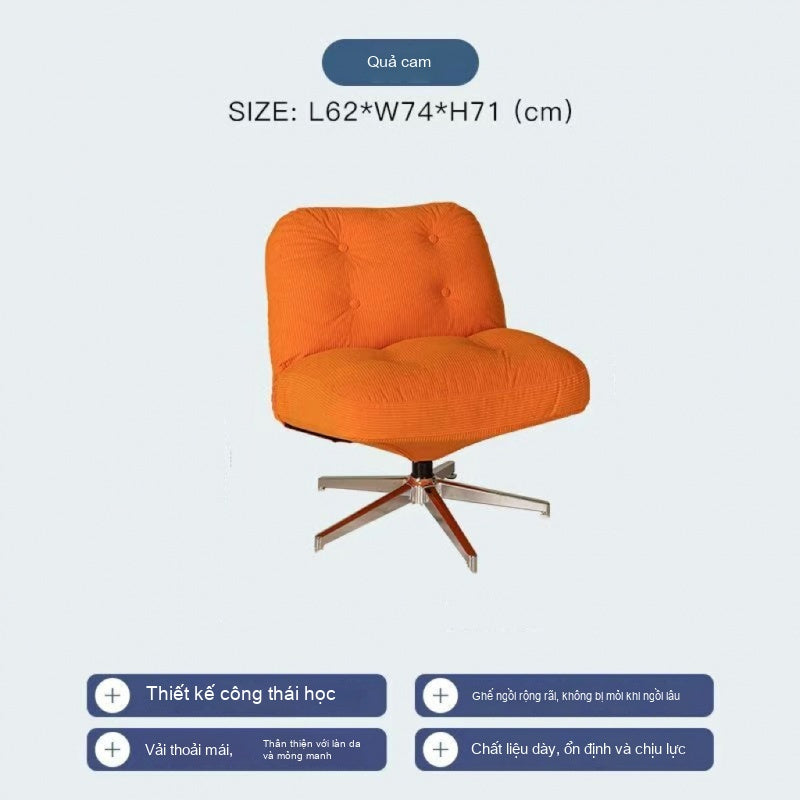 Ghế Sofa Nhỏ Mới Dewey Ringer Ghế Giải Trí Xoay Được Phòng Khách Căn Hộ Nhỏ Ghế Đơn